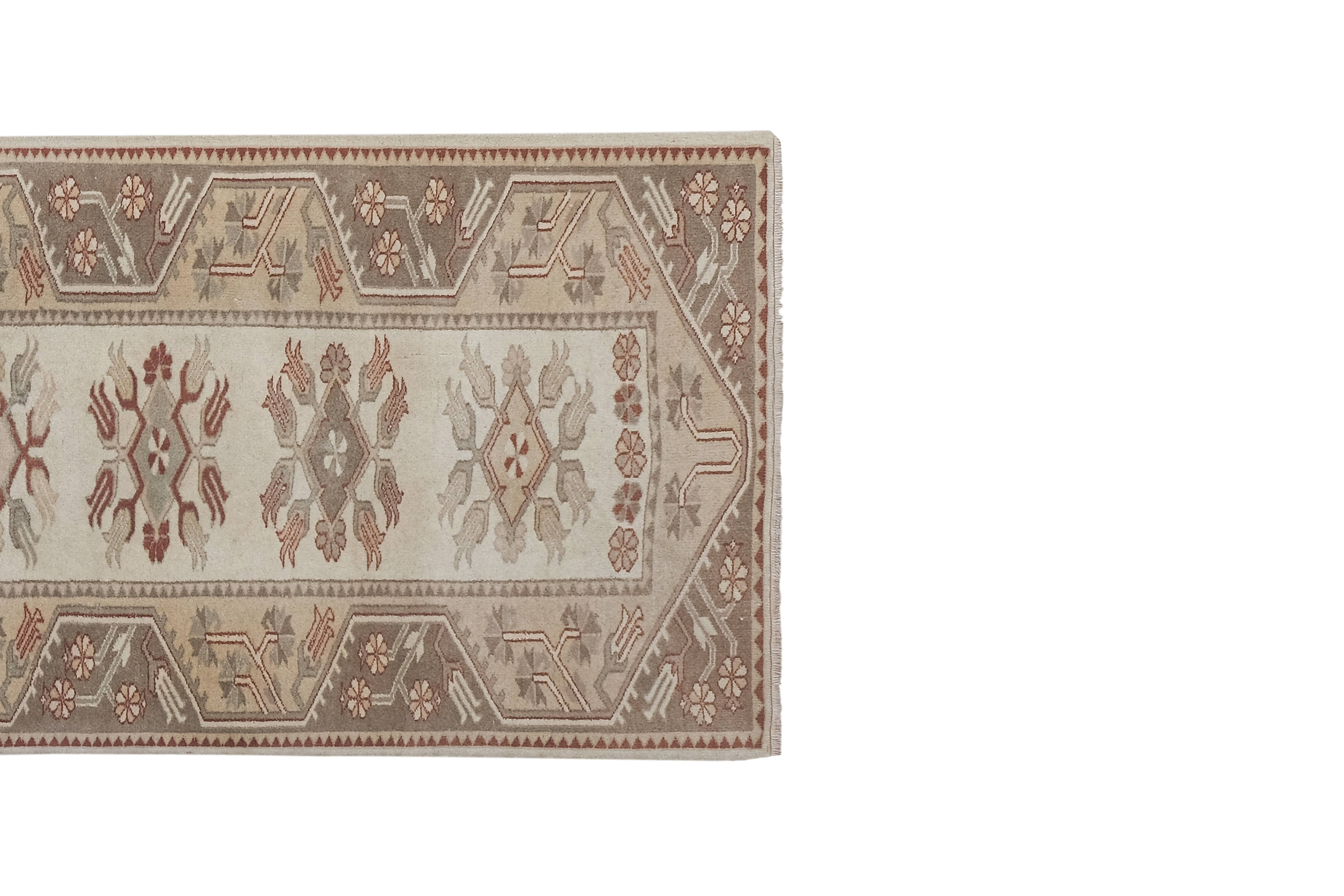 Vintage Oushak Runner 3'3'' x 9'3''