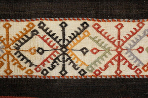 Vintage Turkish Kilim Runner 2'1'' x 7'4''