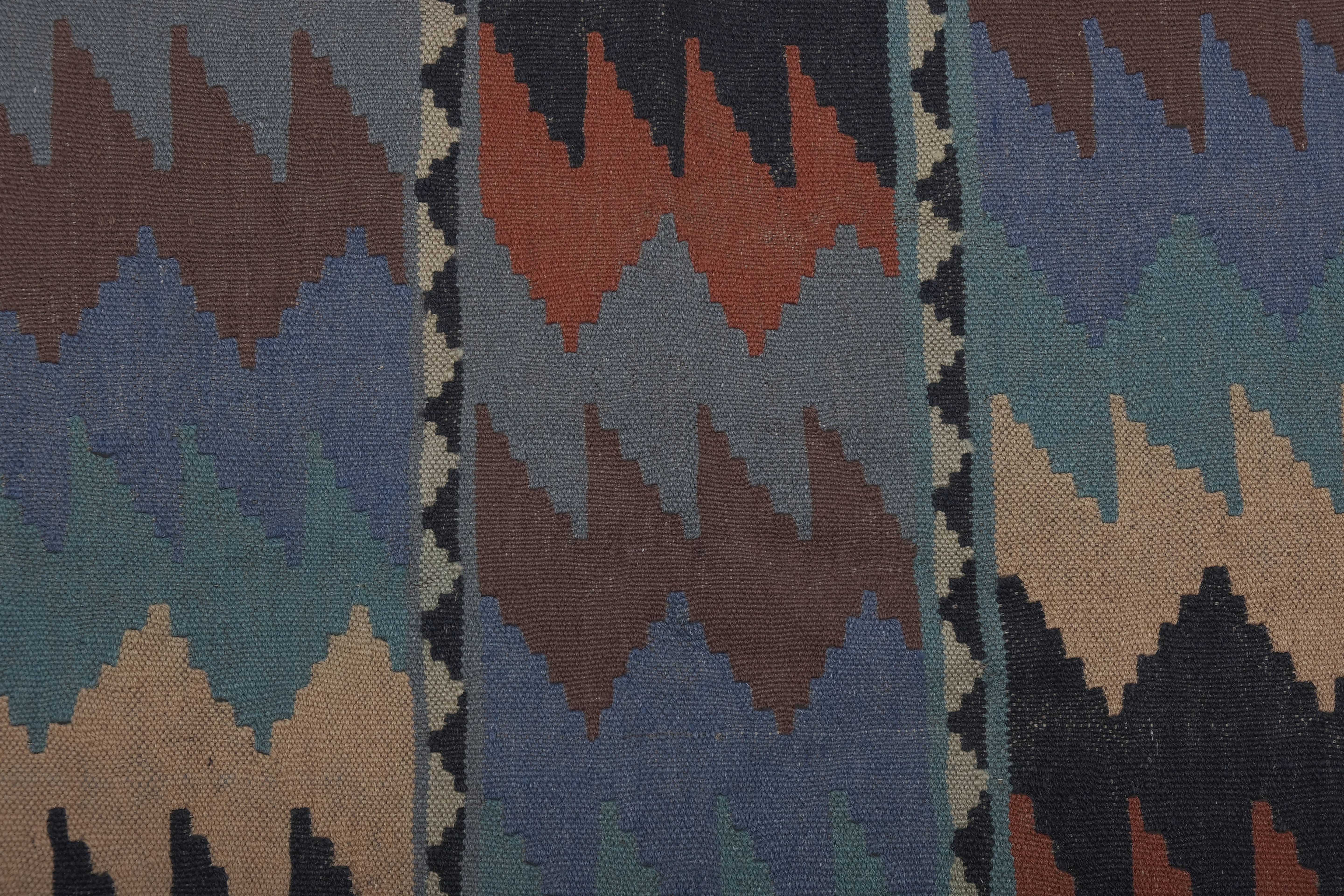 Vintage Turkish Kilim Rug 6'4'' x 6'4''