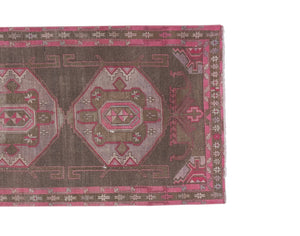 Vintage Kazak Rug 3'9'' x 9'11''