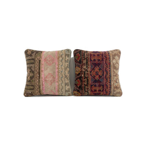 Turkish Rug Pillow Cover Set of 2 | 20'' x 20'' - front view