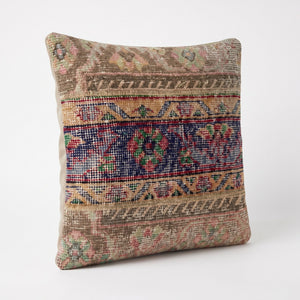 Turkish Rug Pillow Cover | 20'' x 20'' - left angle