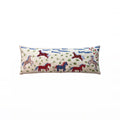 Uzbek Suzani Bedding Pillow Cover | 18'' x 53'' - front view
