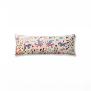 Uzbek Suzani Bedding Pillow Cover | 18'' x 53'' - front view