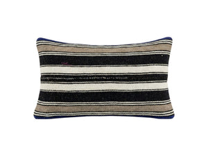 Turkish Kilim Pillow Cover | 14'' x 24'' - front view