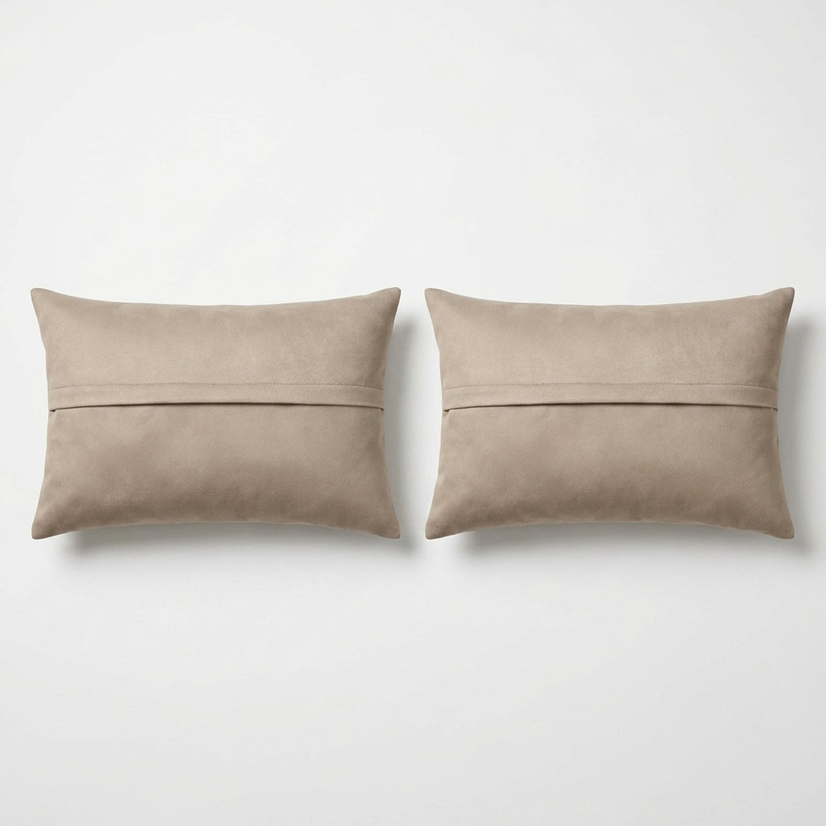 Turkish Rug Pillow Cover Set of 2 | 16'' x 24'' - back with hidden zipper