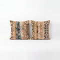 Turkish Rug Pillow Cover Set of 2 | 24'' x 24'' - front view