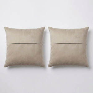 Turkish Rug Pillow Cover Set of 2 | 19'' x 20'' - back with hidden zipper
