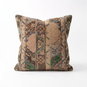 Turkish Rug Pillow Cover | 24'' x 24'' - front view