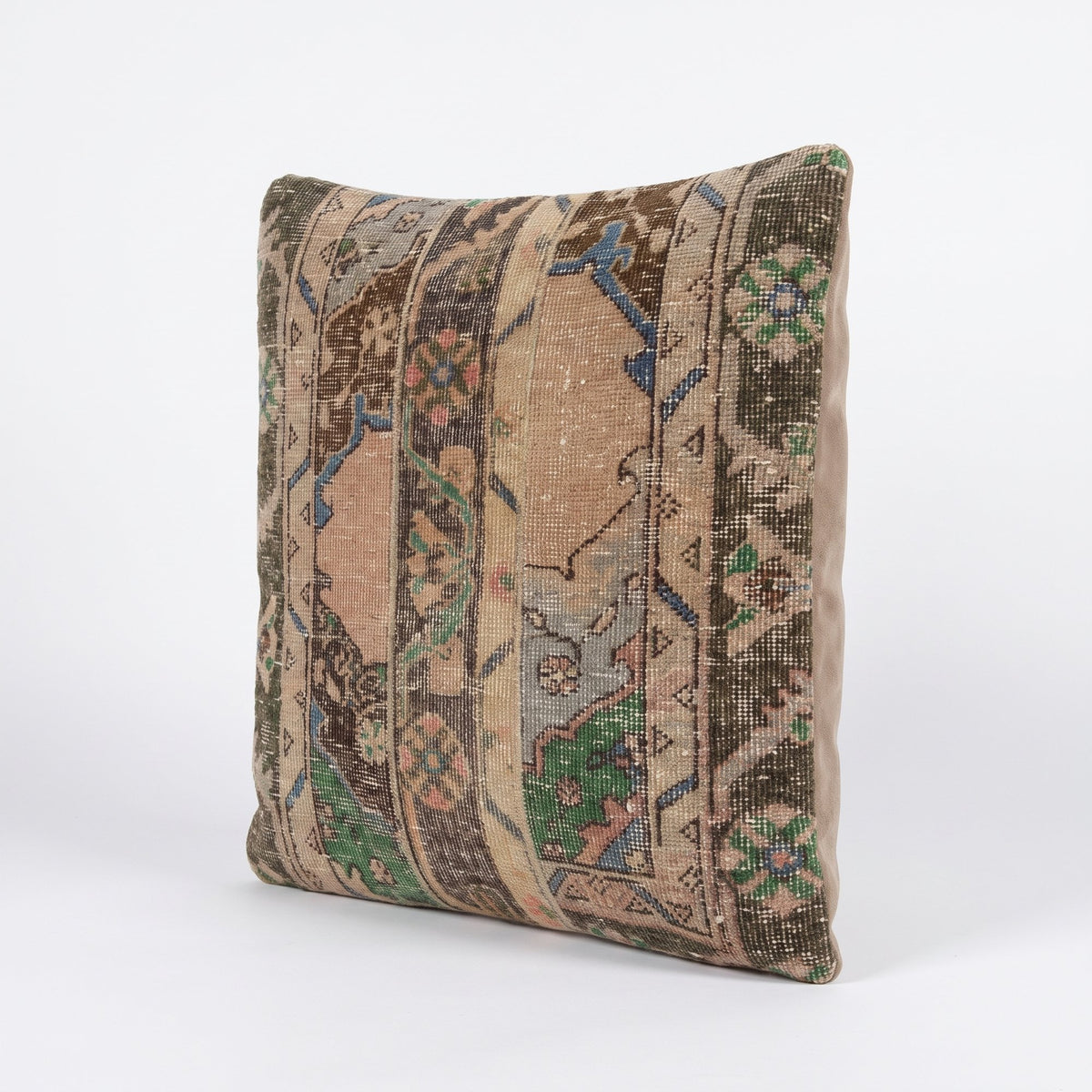 Turkish Rug Pillow Cover | 24'' x 24'' - right angle