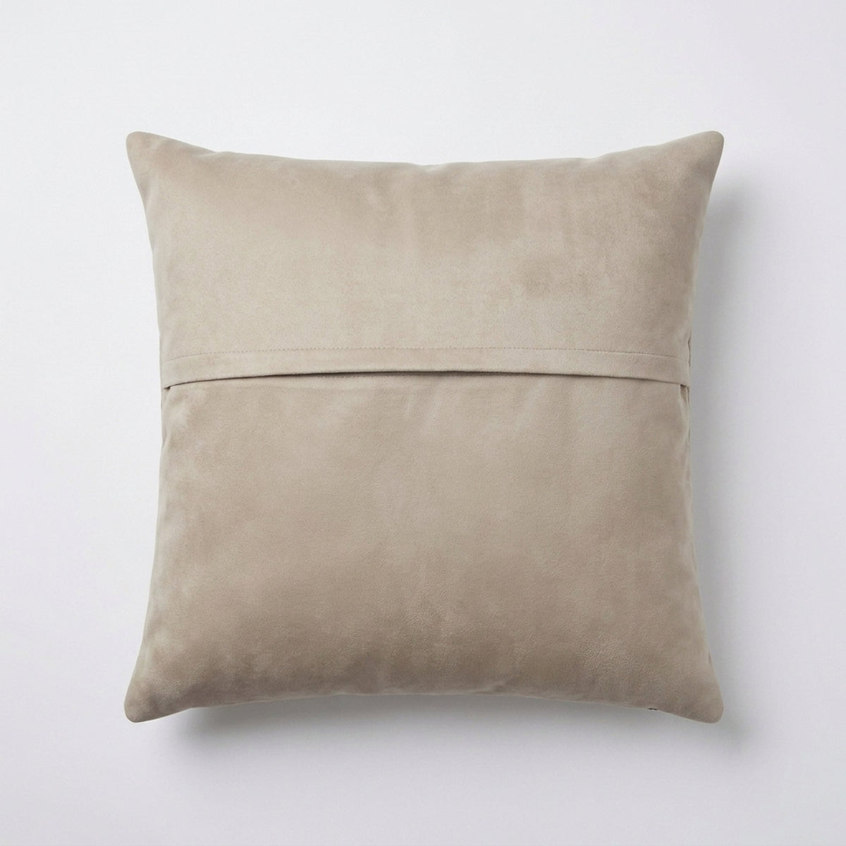 Turkish Rug Pillow Cover | 24'' x 24'' - back with hidden zipper