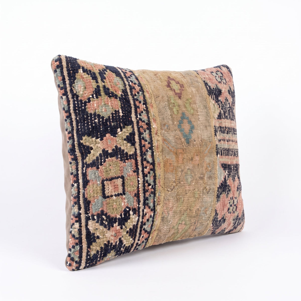 Turkish Rug Pillow Cover | 16'' x 24'' - left angle