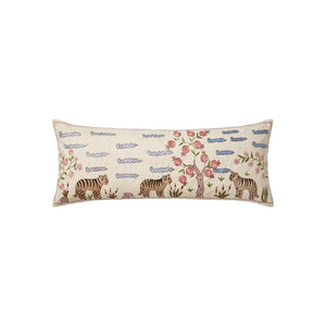 Uzbek Suzani Bedding Pillow Cover | 18'' x 54'' - front view