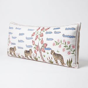 Uzbek Suzani Bedding Pillow Cover | 18'' x 54'' - right angle