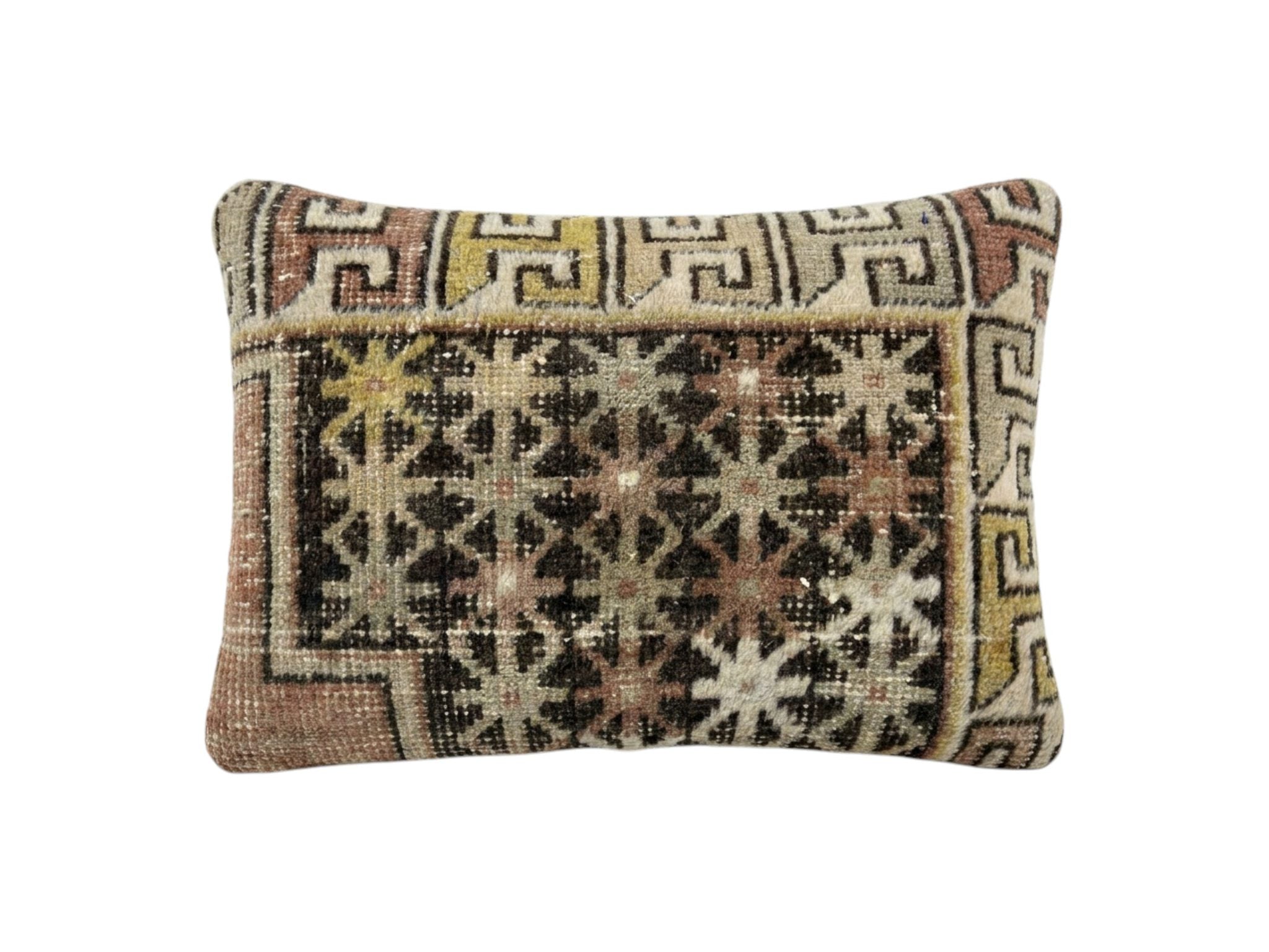 Turkish Rug Pillow Cover | 16'' x 24'' - front view