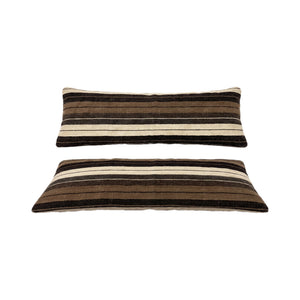 Turkish Kilim Bedding Pillow Cover Set of 2 | 15'' x 45'' - front view