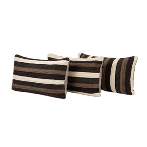 Turkish Kilim Pillow Cover Set of 3 | 16'' x 24'' - right angle