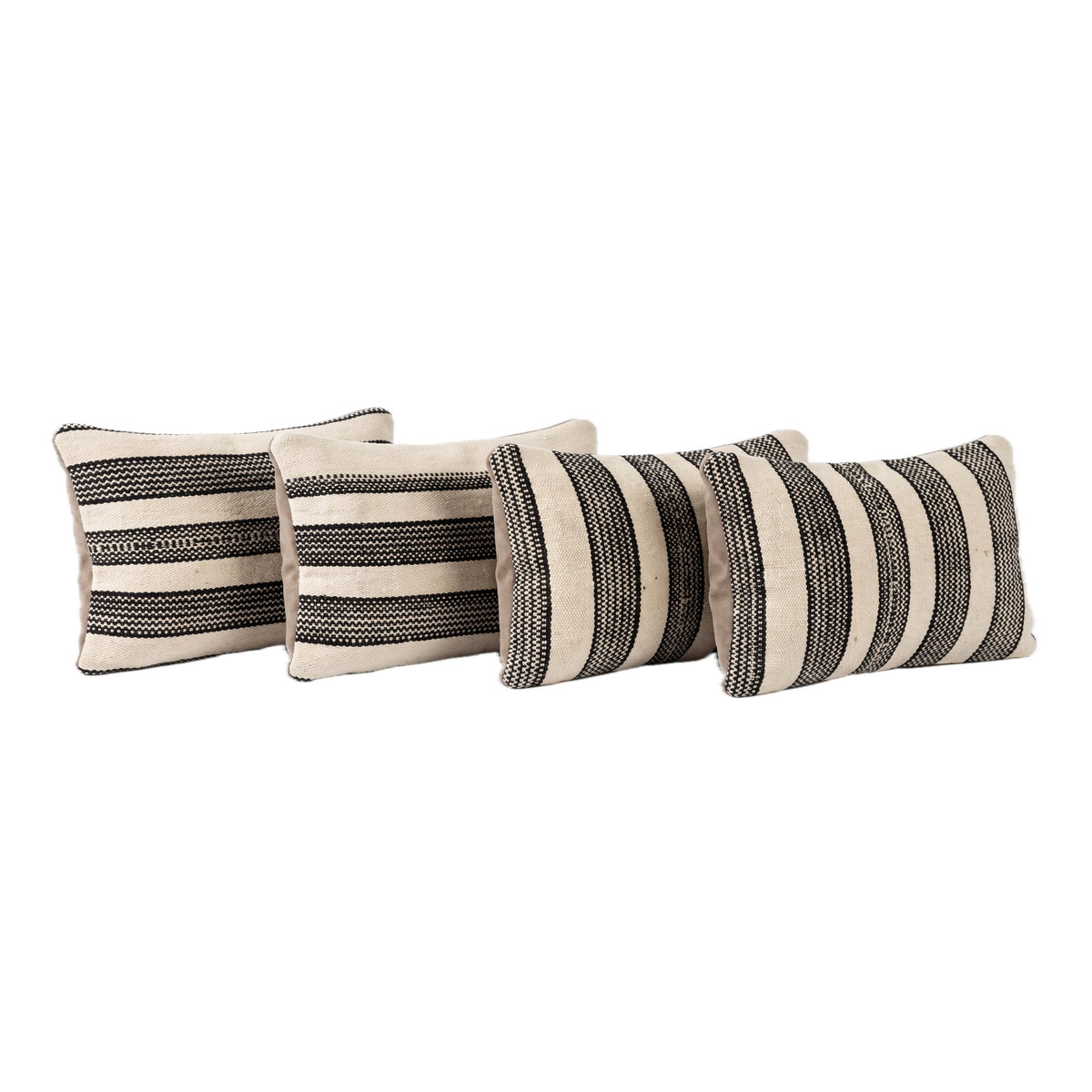Turkish Kilim Bedding Pillow Cover Set of 4 - left angle