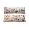 Uzbek Suzani Bedding Pillow Cover Set of 2 | 18'' x 54'' - front view