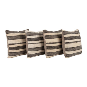 Turkish Kilim Pillow Cover Set of 4 | 22'' x 23'' - left angle