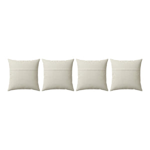 Uzbek Suzani Bedding Pillow Cover Set of 4 - back with hidden zipper