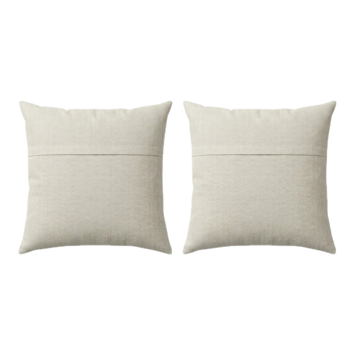 Uzbek Suzani Bedding Pillow Cover Set of 2 | 22'' x 26'' - back with hidden zipper