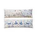 Uzbek Suzani Bedding Pillow Cover Set of 2 | 17'' x 53'' - front view
