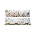 Uzbek Suzani Bedding Pillow Cover Set of 2 | 18'' x 56'' - front view