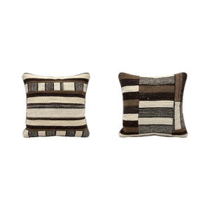Turkish Kilim Pillow Cover Set of 2 | 20'' x 20'' - front view
