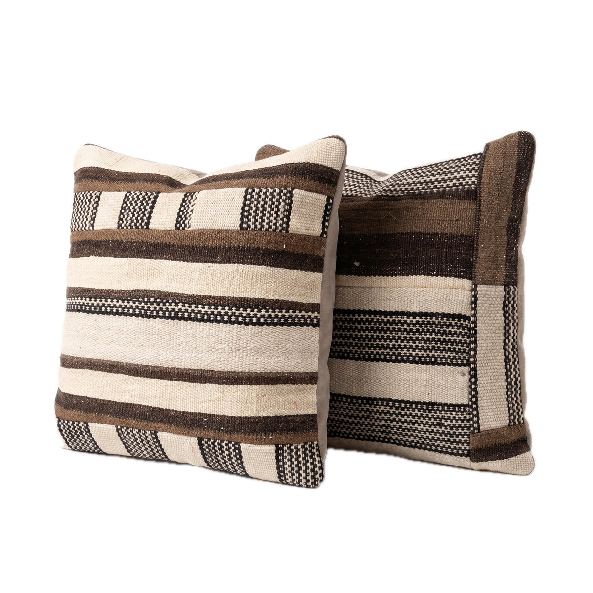 Turkish Kilim Pillow Cover Set of 2 | 20'' x 20'' - right angle