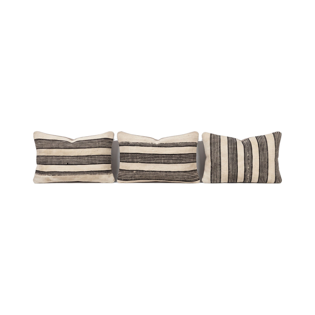 Turkish Kilim Pillow Cover Set of 3 | 16'' x 24'' - front view