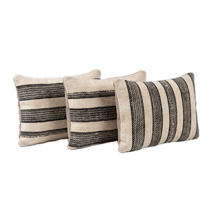 Turkish Kilim Pillow Cover Set of 3 | 16'' x 24'' - left angle
