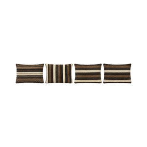 Turkish Kilim Pillow Cover Set of 4 | 16'' x 24'' - front view