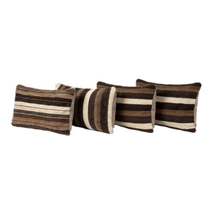 Turkish Kilim Pillow Cover Set of 4 | 16'' x 24'' - right angle