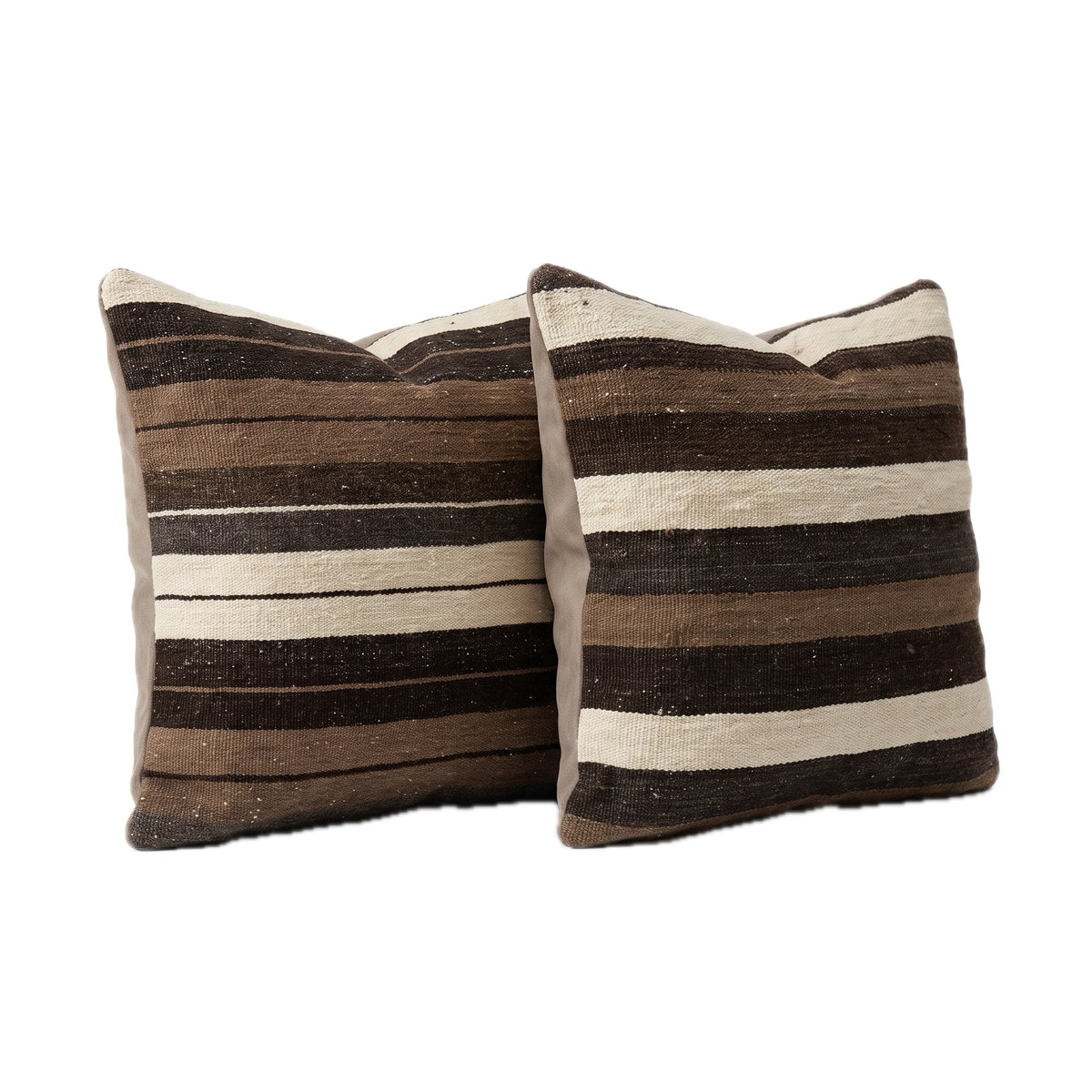 Turkish Kilim Pillow Cover Set of 2 | 20'' x 20'' - left angle