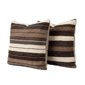 Turkish Kilim Pillow Cover Set of 2 | 20'' x 20'' - right angle