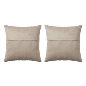 Turkish Kilim Pillow Cover Set of 2 | 20'' x 20'' - back with hidden zipper