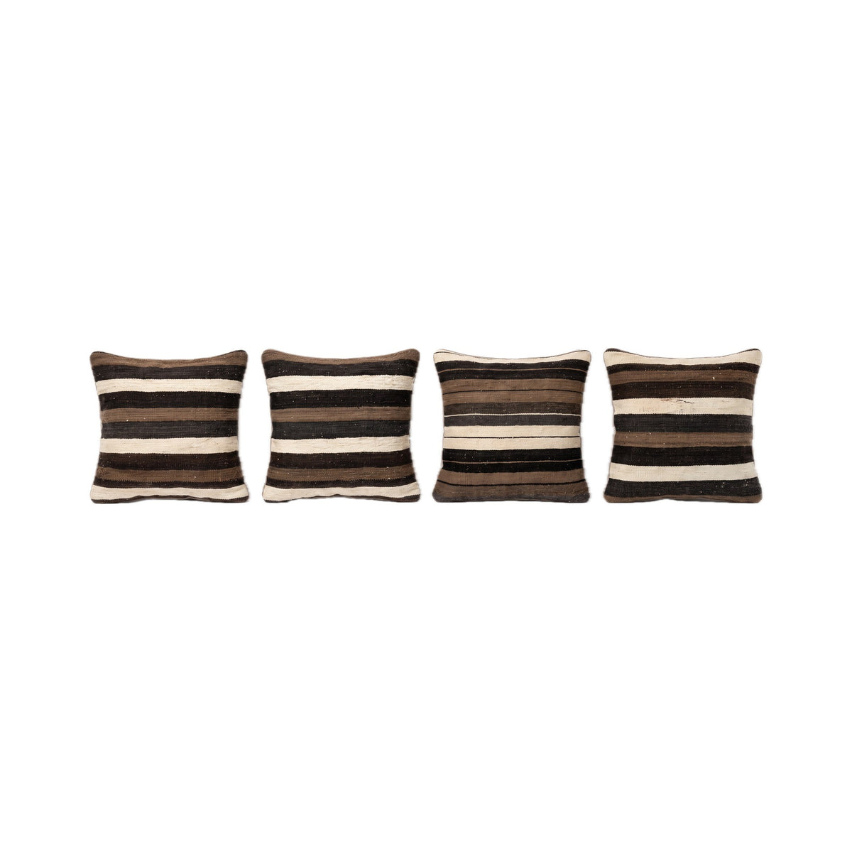 Turkish Kilim Pillow Cover Set of 4 | 19'' x 20'' - front view