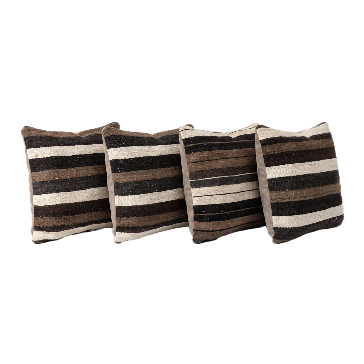 Turkish Kilim Pillow Cover Set of 4 | 19'' x 20'' - left angle