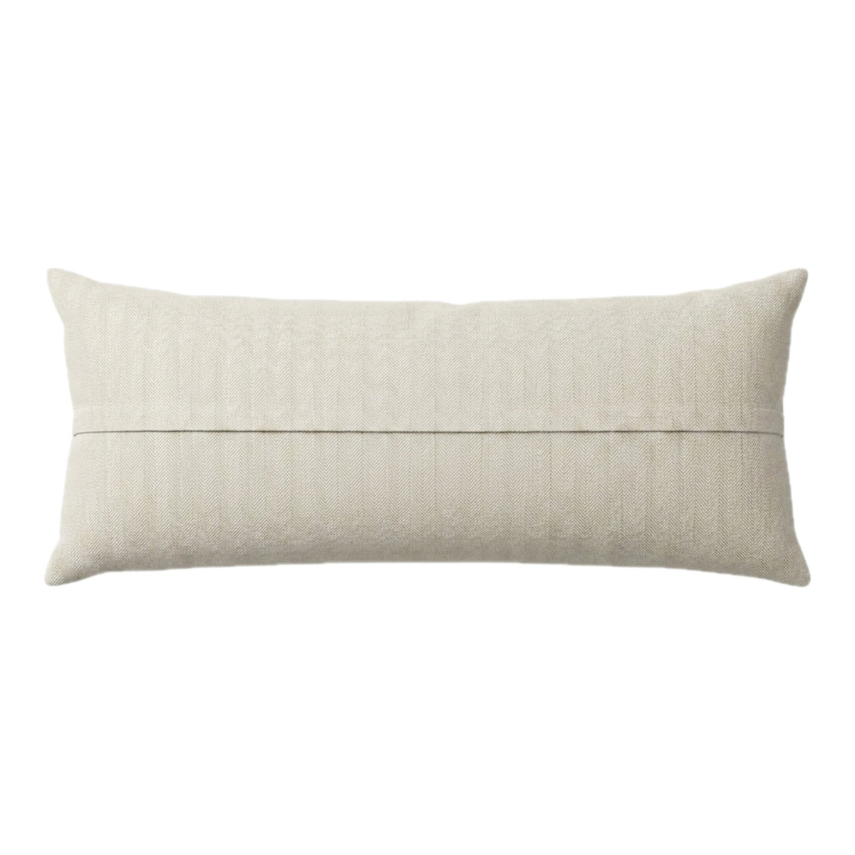 Uzbek Suzani Bedding Pillow Cover | 18'' x 74'' - back with hidden zipper