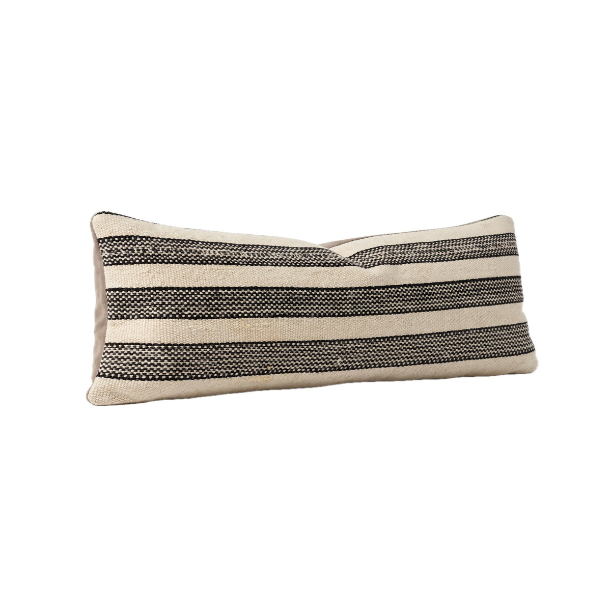 Turkish Kilim Bedding Pillow Cover | 16'' x 48'' - left angle