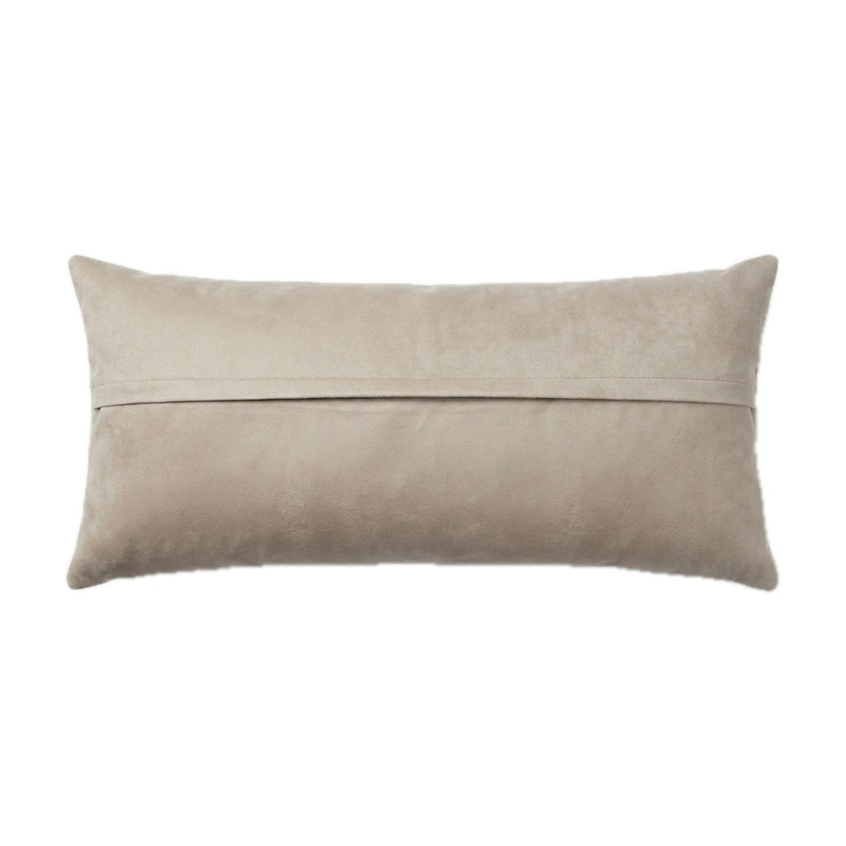 Turkish Kilim Bedding Pillow Cover | 16'' x 48'' - back with hidden zipper