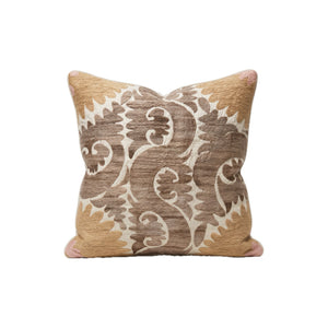 Uzbek Suzani Pillow Cover | 22'' x 24'' - front view