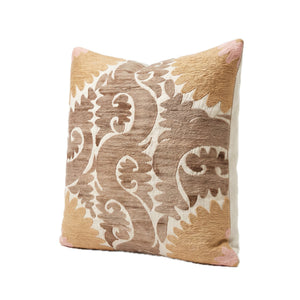 Uzbek Suzani Pillow Cover | 22'' x 24'' - right angle