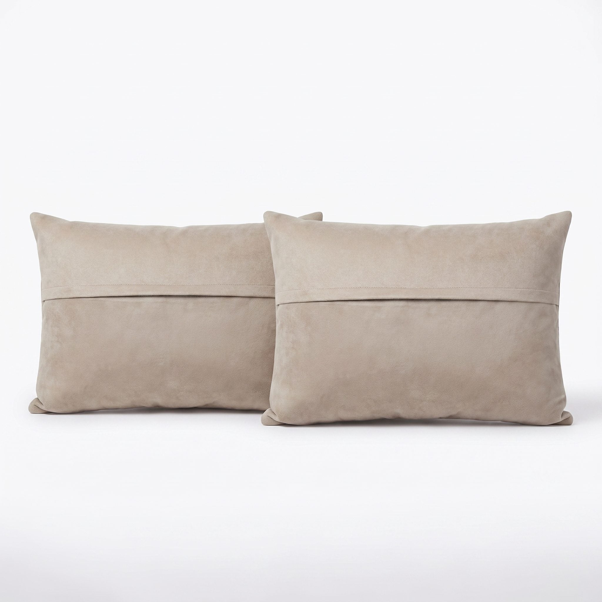 Turkish Rug Pillow Cover Set of 2 | 16'' x 24'' - back with hidden zipper