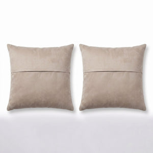 Turkish Rug Pillow Cover Set of 2 | 19'' x 19'' - back with hidden zipper