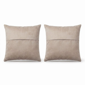Turkish Rug Pillow Cover Set of 2 | 24'' x 24'' - back with hidden zipper