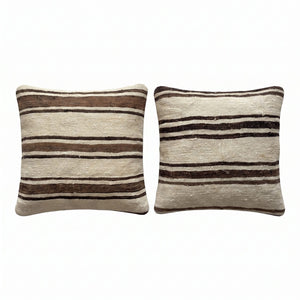 Turkish Rug Pillow Cover Set of 2 | 24'' x 24'' - front view