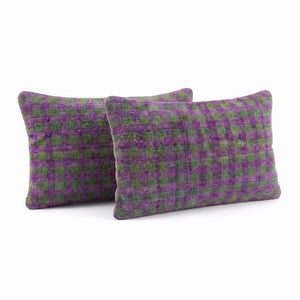 Turkish Kilim Pillow Cover Set of 2 | 16'' x 24'' - right angle