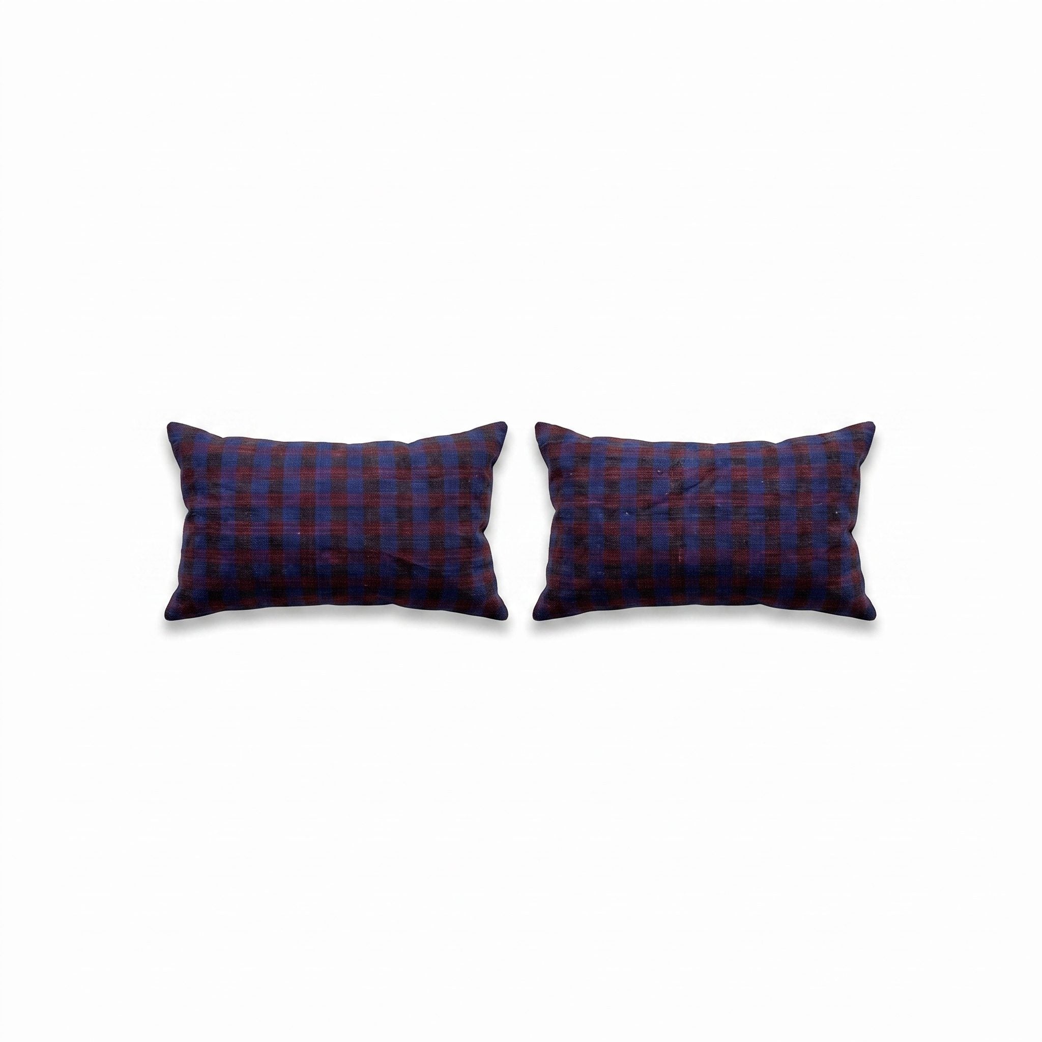 Turkish Rug Pillow Cover Set of 2 | 16'' x 24'' - front view